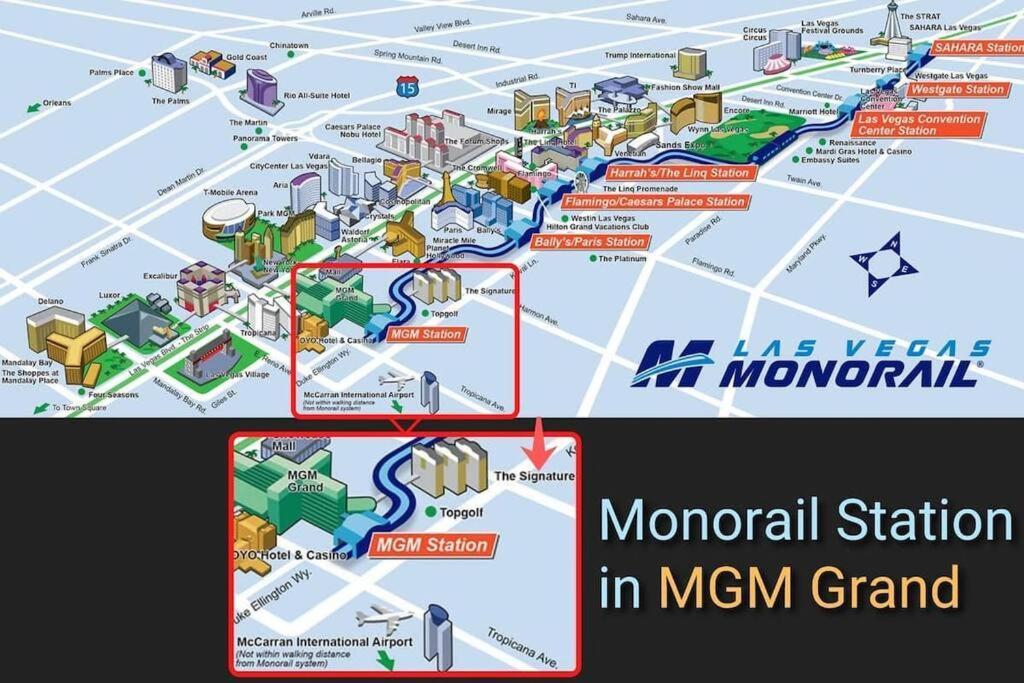 32Nd Flr Penthouse @Mgm Signature 1Bed, No Fee Лас-Вегас Экстерьер фото